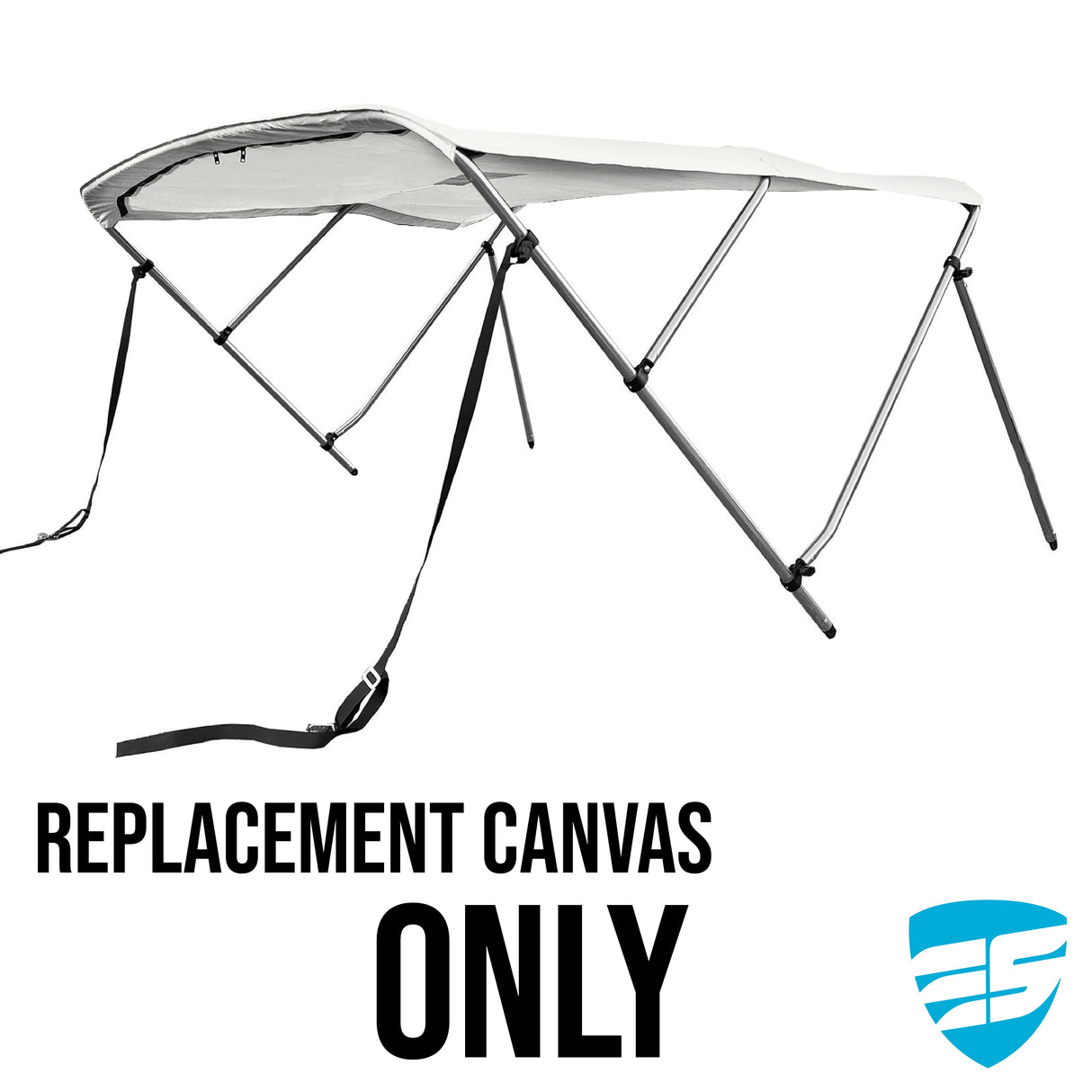 Savvycraft Waterproof 3 Bow Bimini Top Replacement Canvas 72" Long