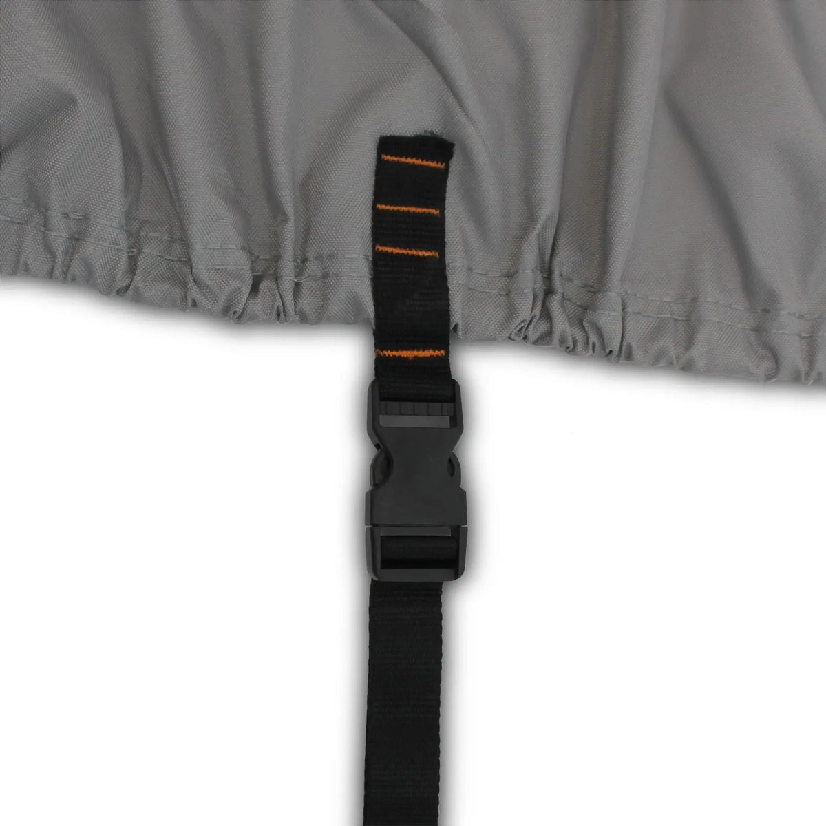 Quick release strap and buckle system for inflatable boat cover
