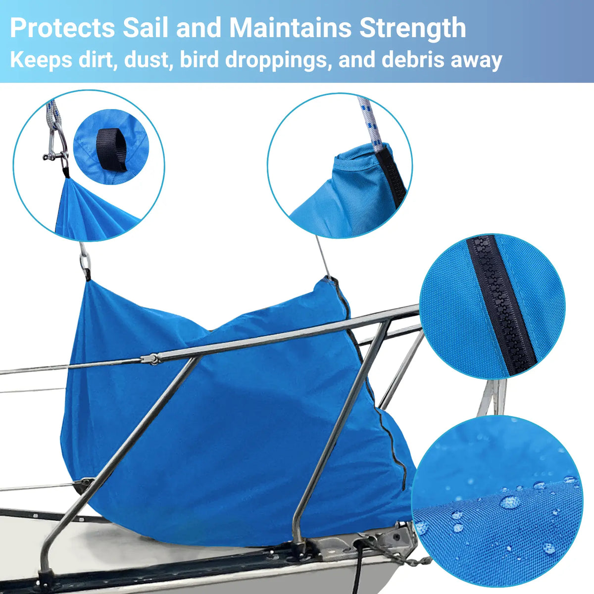 SavvyCraft® Waterproof Jib Sail Bag SAVVYCRAFT