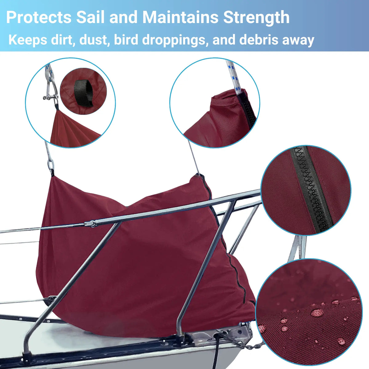 SavvyCraft® Waterproof Jib Sail Bag SAVVYCRAFT