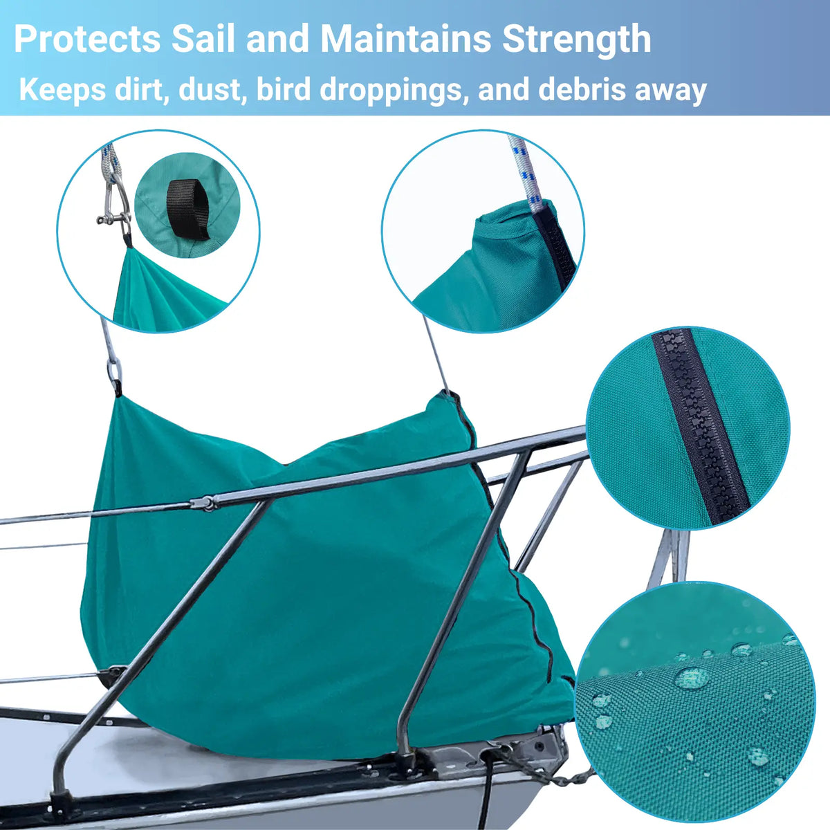 SavvyCraft® Waterproof Jib Sail Bag SAVVYCRAFT