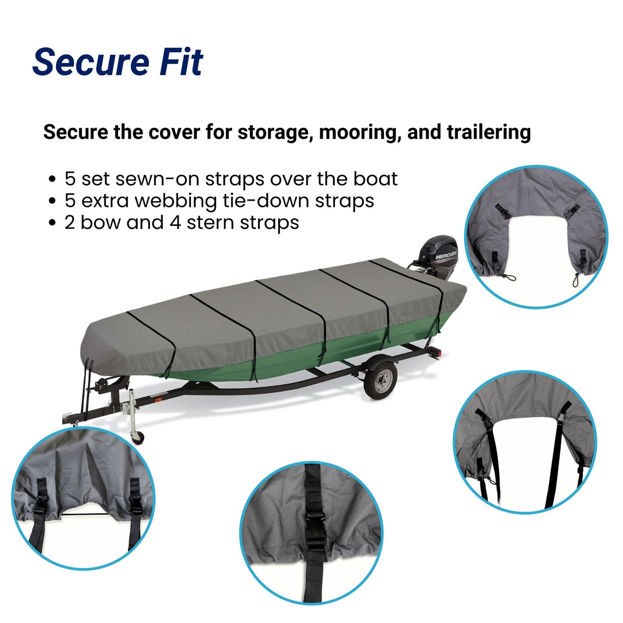 SavvyCraft® Jon Boat Cover