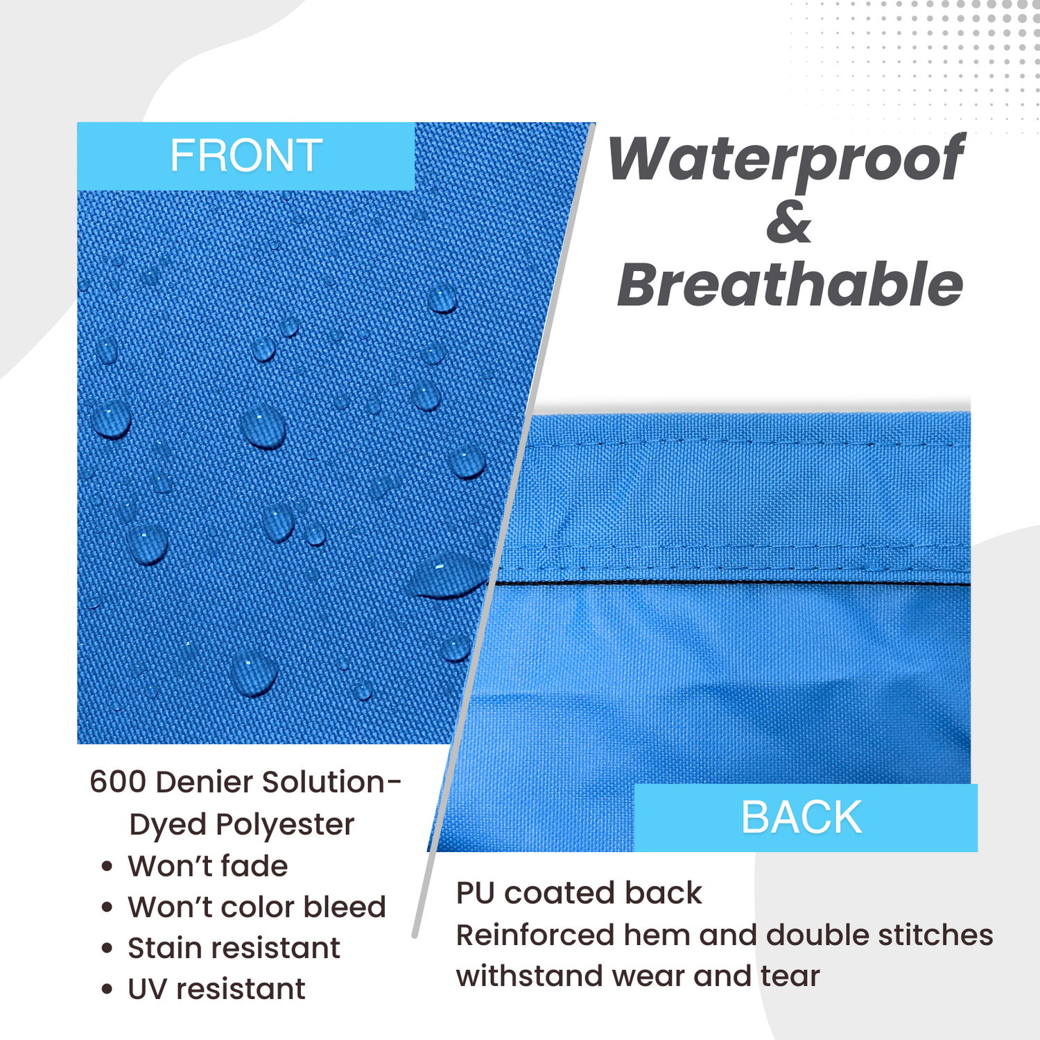 SavvyCraft® Waterproof Sailboat Mainsail Boom Cover