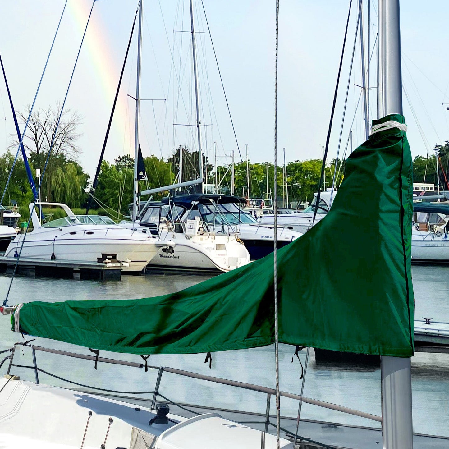 Savvycraft Waterproof Sailboat Mainsail Boom Cover