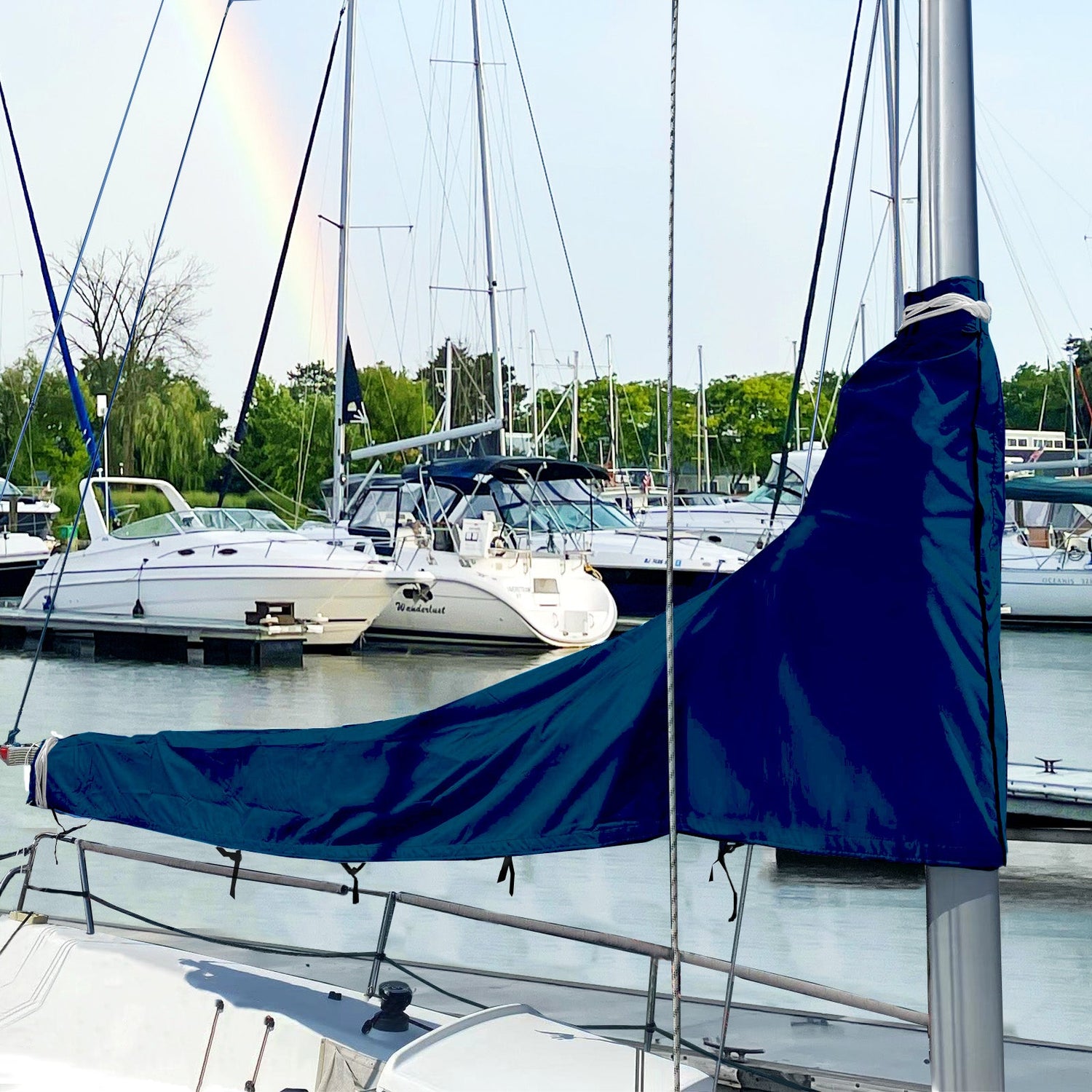SavvyCraft® Waterproof Sailboat Mainsail Boom Cover