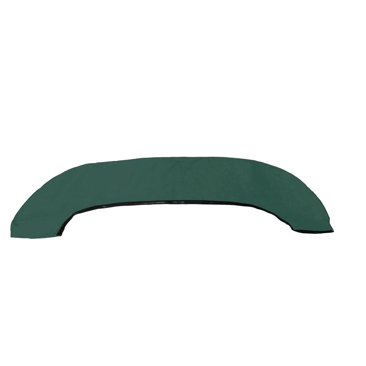 Green Bimini Top Storage Boot designed to cover and protect the Bimini Top canvas, made from marine-grade canvas.