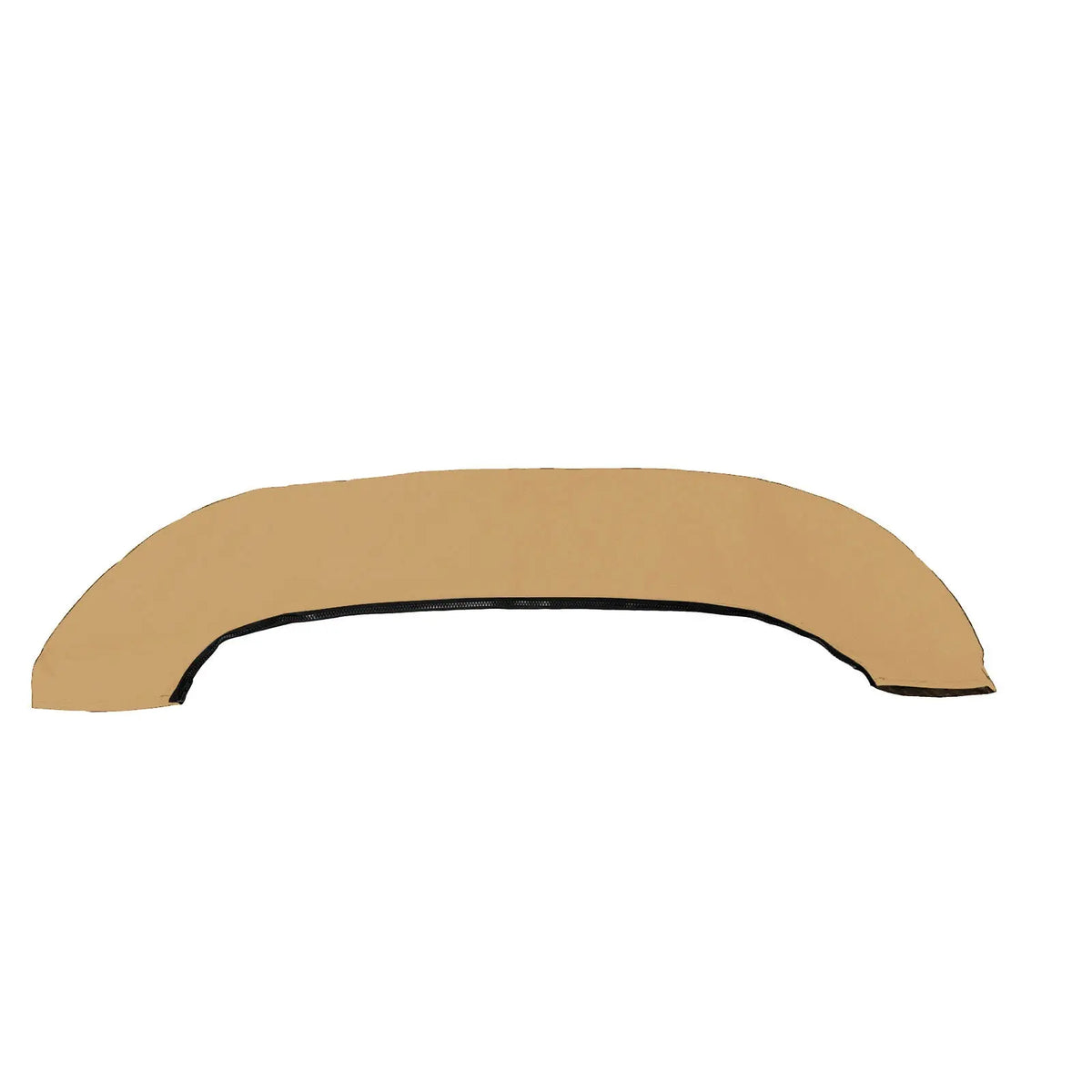 Beige Bimini Top Storage Boot designed to cover and protect the Bimini Top canvas, made from marine-grade canvas.