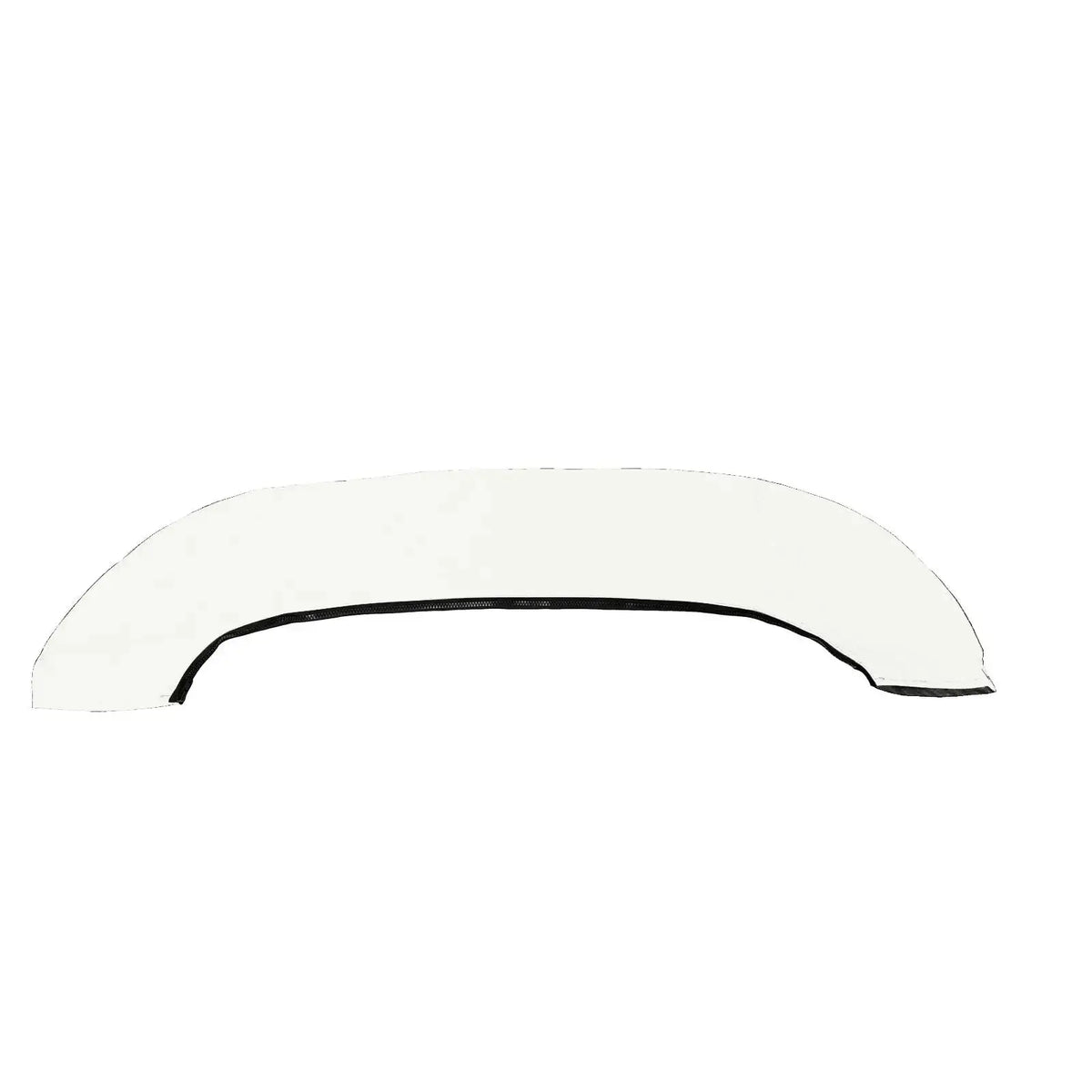 White Bimini Top Storage Boot designed to cover and protect the Bimini Top canvas, made from marine-grade canvas.