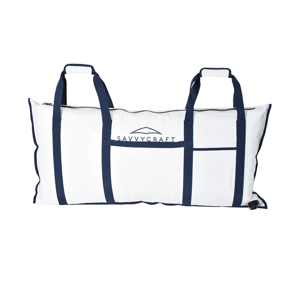 Heavy-duty insulated fish cooler bag for boat fishing catch storage and marine transport by SavvyCraft