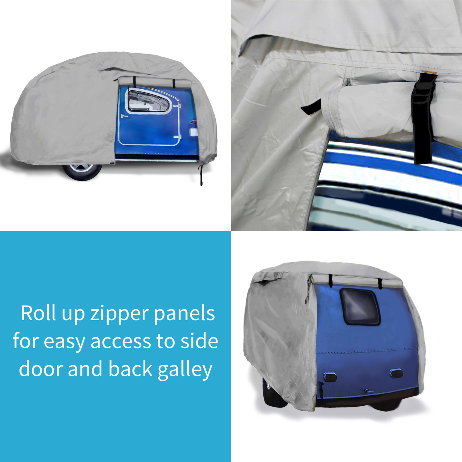 Elite Premium Teardrop Trailer Camper Covers