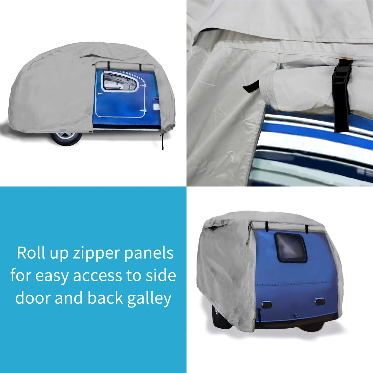 Elite Premium Teardrop Trailer Camper Covers SAVVYCRAFT
