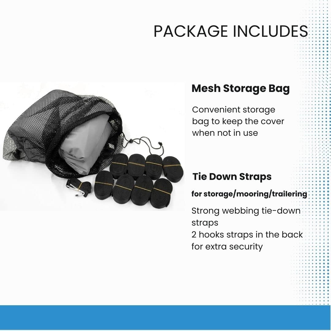 SavvyCraft® Trailerable Walk Around Cuddy Cabin Inboard Boat Cover