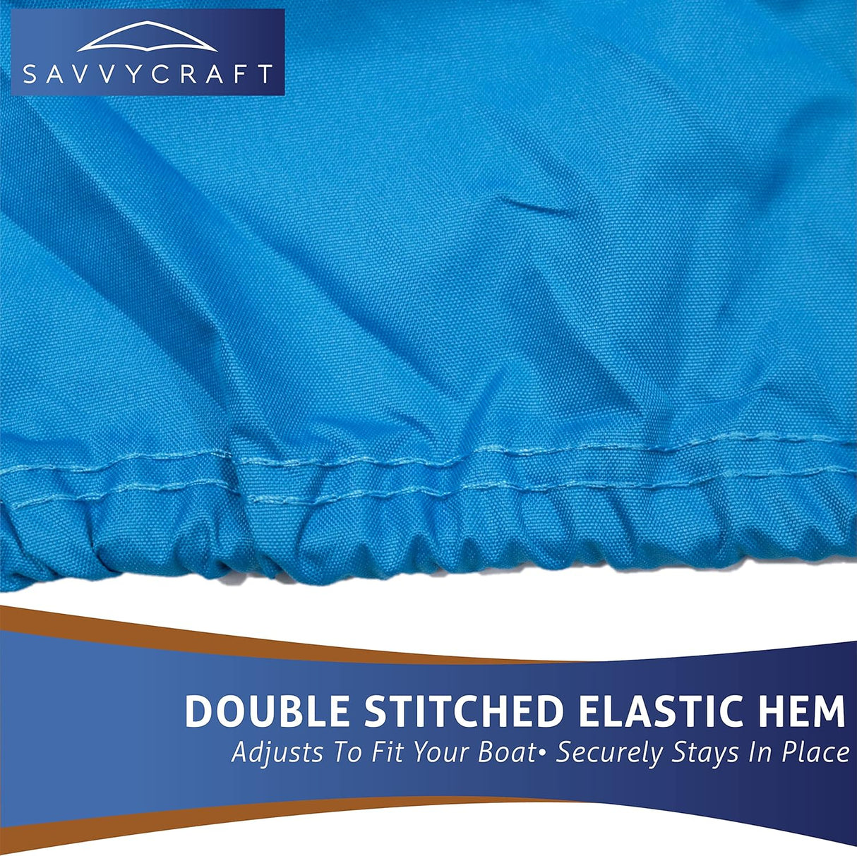 SavvyCraft® Waterproof Center Console Boat Cover, Heavy Duty Boat Cover for Center Console Boat Fishing Boat