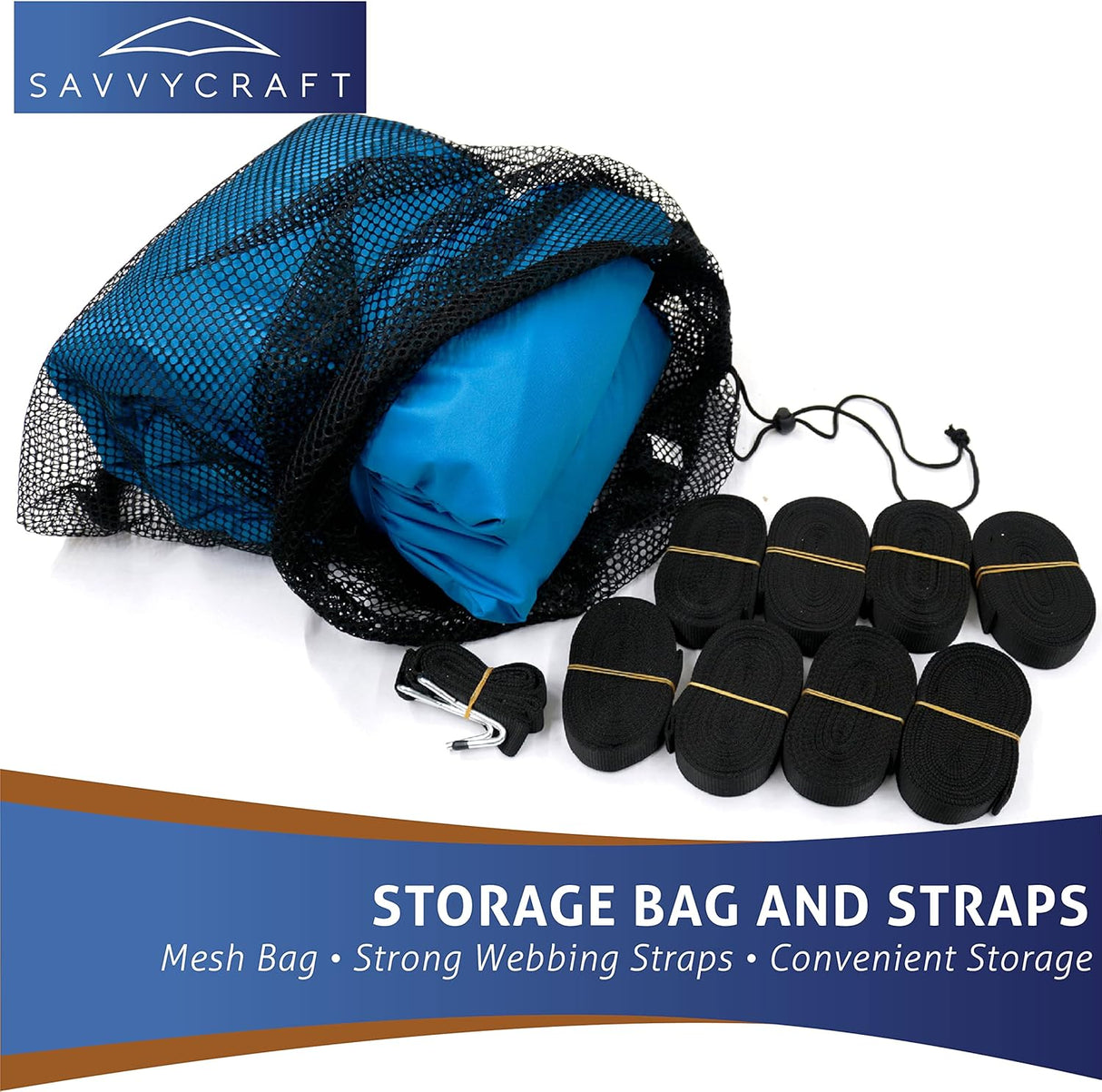 SavvyCraft® Waterproof Center Console Boat Cover, Heavy Duty Boat Cover for Center Console Boat Fishing Boat