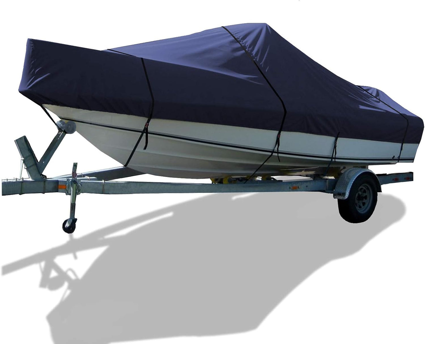 SavvyCraft Waterproof Center Console Boat Cover, Heavy Duty Boat Cover for Center Console Boat Fishing Boat