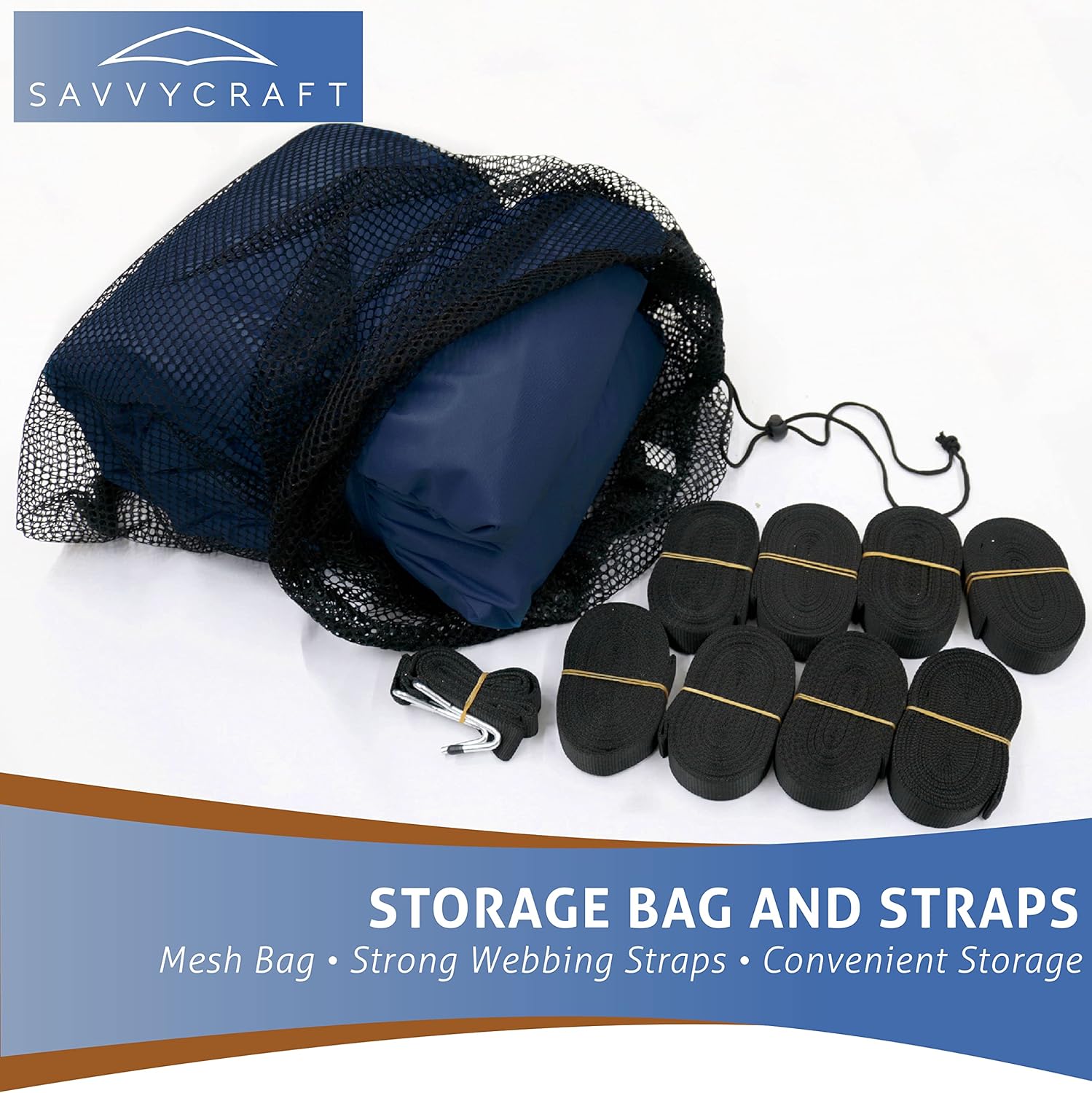 SavvyCraft® Waterproof Center Console Boat Cover, Heavy Duty Boat Cover for Center Console Boat Fishing Boat