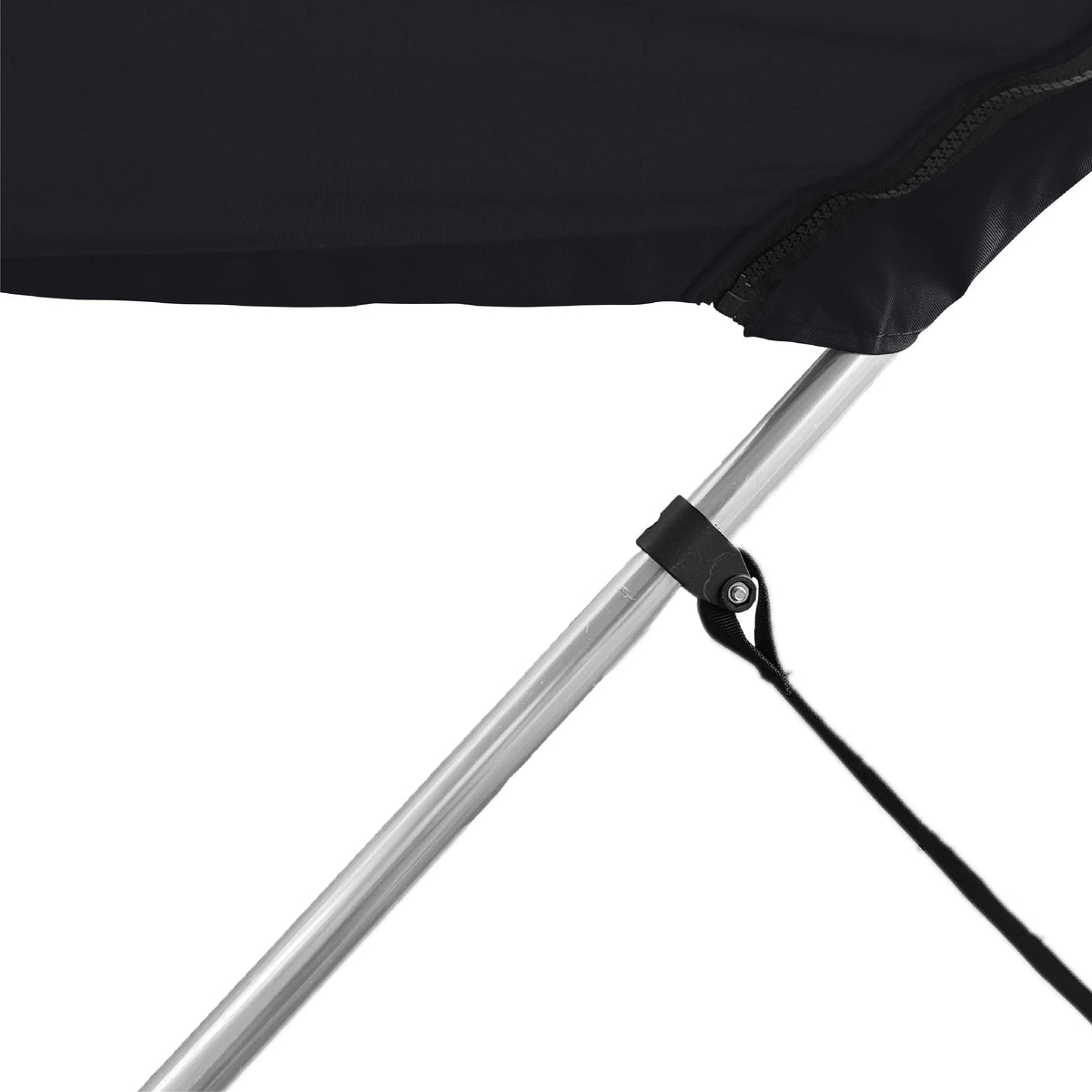 Includes adjustable webbing straps to keep your bimini top tight and easy to fold when not in use.