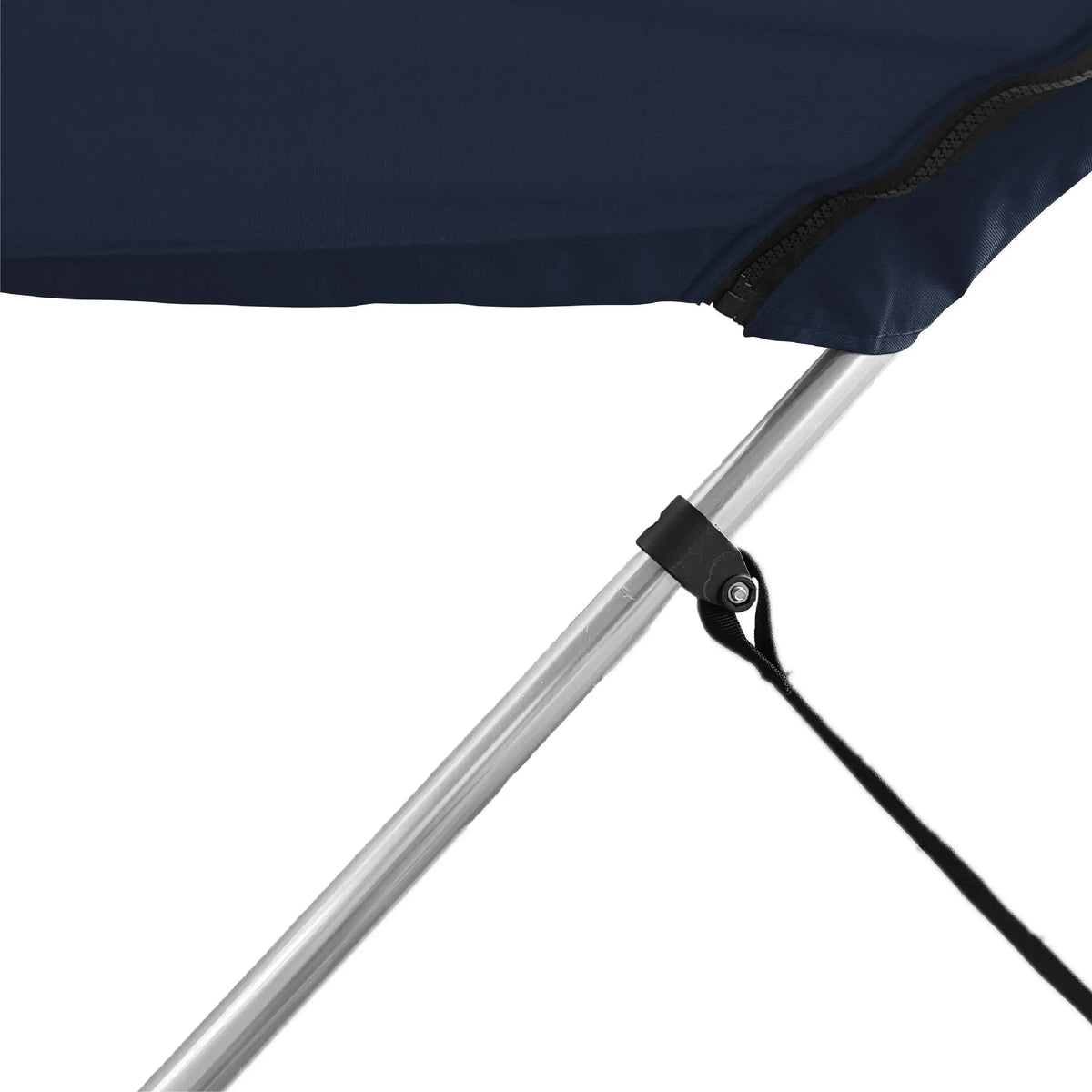 Includes adjustable webbing straps to keep your bimini top tight and easy to fold when not in use.