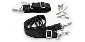 Bimini Top Adjustable 28"~60" Bimini Top Tie Down Webbing Straps with Loop Snap Hooks 2pcs SAVVYCRAFT