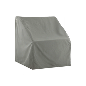 Heavy-duty SavvyCraft marine grade swing back boat seat cover in gray, designed for waterproof weather protection