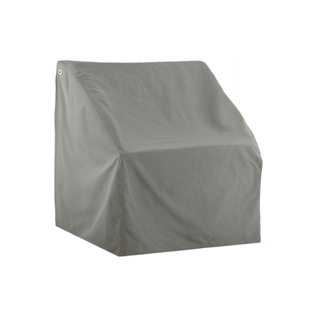 Heavy-duty SavvyCraft marine grade swing back boat seat cover in gray, designed for waterproof weather protection