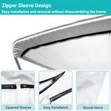 Savvycraft Waterproof 2 Bow Bimini Top Replacement Canvas 66" Long