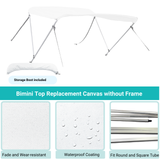 Savvycraft Waterproof 2 Bow Bimini Top Replacement Canvas 66" Long