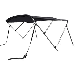 Savvycraft Waterproof 3 Bow Bimini Top Round Tube Full Set 72" Long 54" High