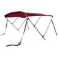 Savvycraft Waterproof 3 Bow Bimini Top Round Tube Full Set 72" Long, 54" High