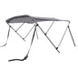 Savvycraft Waterproof 3 Bow Bimini Top Round Tube Full Set 72" Long 36" High