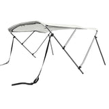 Savvycraft Waterproof 3 Bow Bimini Top Round Tube Full Set 72" Long, 54" High