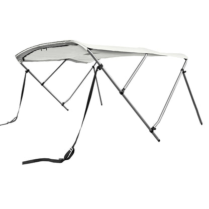 Savvycraft Waterproof 3 Bow Bimini Top Round Tube Full Set 72" Long, 54" High
