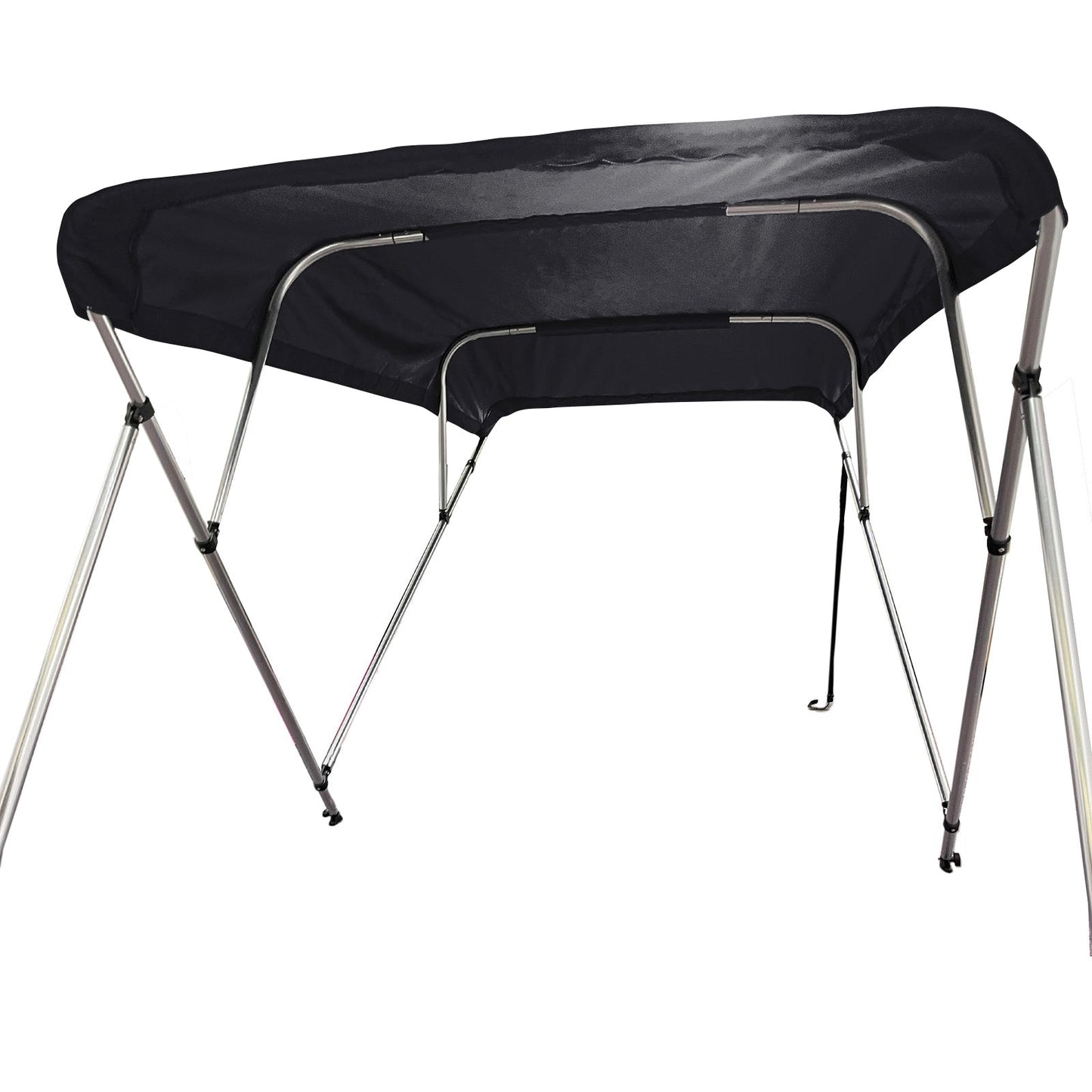 Savvycraft Waterproof 4 Bow Bimini Top Round Tube Full Set 96" Long 54" Height