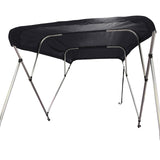 Savvycraft Waterproof 4 Bow Bimini Top Round Tube Full Set 96" Long, 54" High
