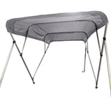 Savvycraft Waterproof 4 Bow Bimini Top Round Tube Full Set 96" Long, 54" High