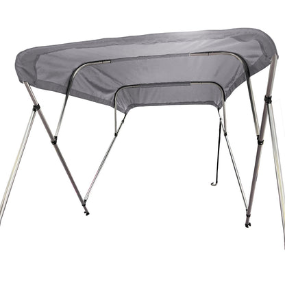 Savvycraft Waterproof 4 Bow Bimini Top Round Tube Full Set 96" Long 54" Height