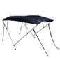 Savvycraft Waterproof 4 Bow Bimini Top Round Tube Full Set 96" Long 54" Height