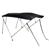 Savvycraft Waterproof 4 Bow Bimini Top Round Tube Full Set 96" Long, 54" High