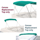 Savvycraft Waterproof 3 Bow Bimini Top Replacement Canvas 72" Long