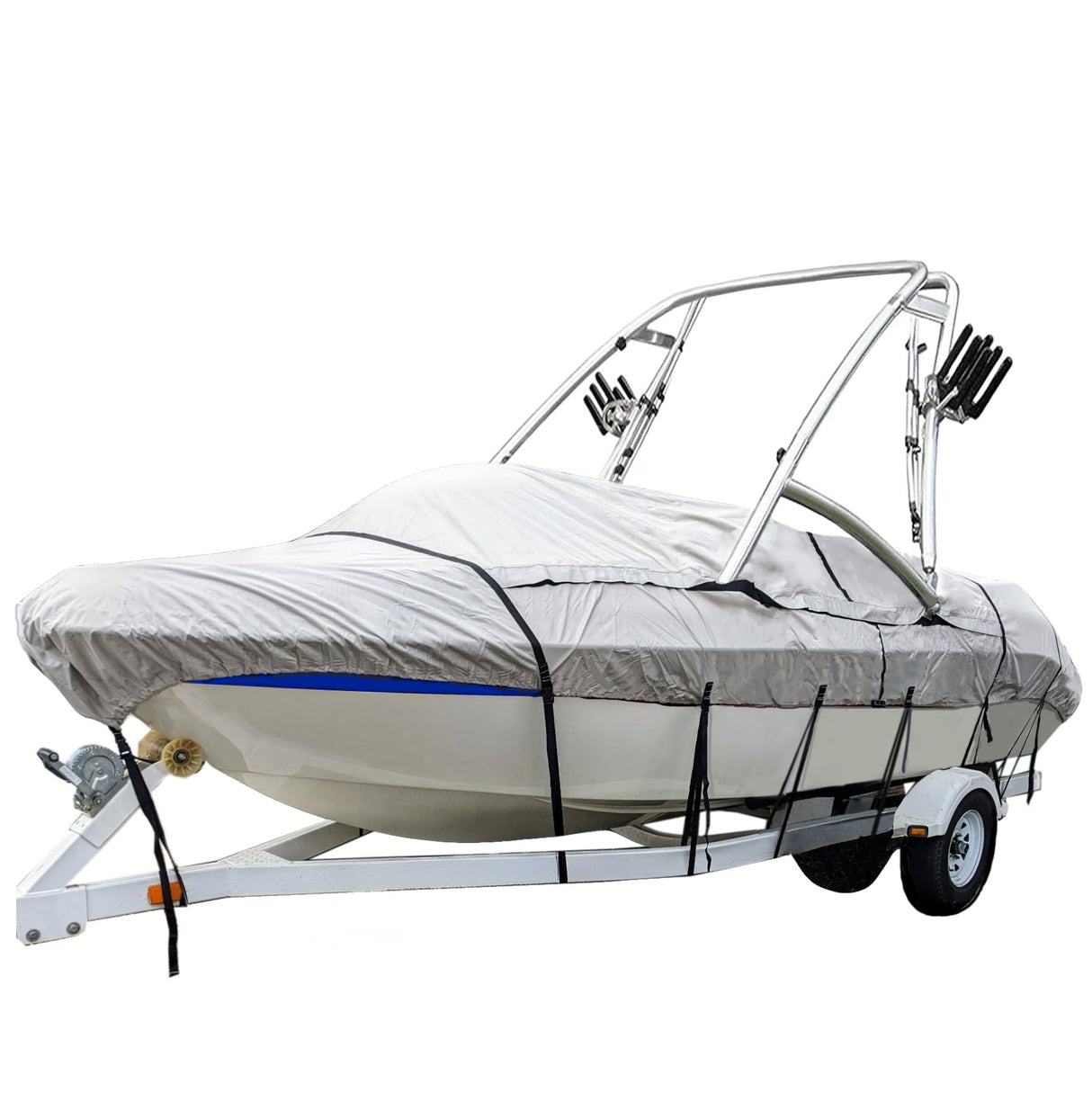 Savvycraft 900D Ski & Wakeboard Tower Boat Covers Fits V-Hull Runabout with Ski/Wakeboard Towers