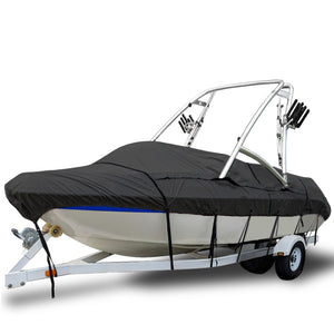 Savvycraft 900D Ski & Wakeboard Tower Boat Covers Fits V-Hull Runabout with Ski/Wakeboard Towers