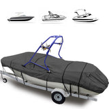 Savvycraft 900D Ski & Wakeboard Tower Boat Covers Fits V-Hull Runabout with Ski/Wakeboard Towers