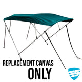 Savvycraft Waterproof 4 Bow Bimini Top Replacement Canvas-Zipper Sleeves 96" Long