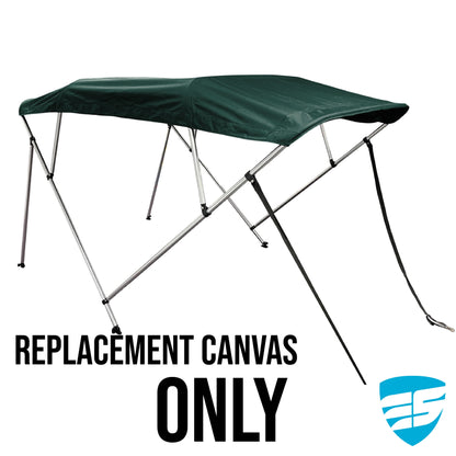 Savvycraft Waterproof 4 Bow Bimini Top Replacement Canvas-Zipper Sleeves 96" Long