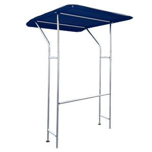 Savvycraft T-Top Center Console Bimini Shade Frame and Canvas