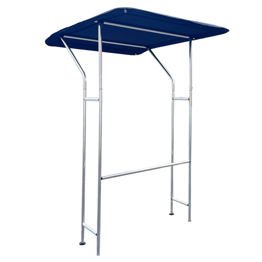 Savvycraft T-Top Center Console Bimini Shade Frame and Canvas