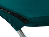 Bimini top canvas with zipper pocket for easy install and removal, made of durable marine polyester with bound hems.