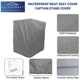 SavvyCraft® Waterproof Pontoon Boat Captain Stand Cover