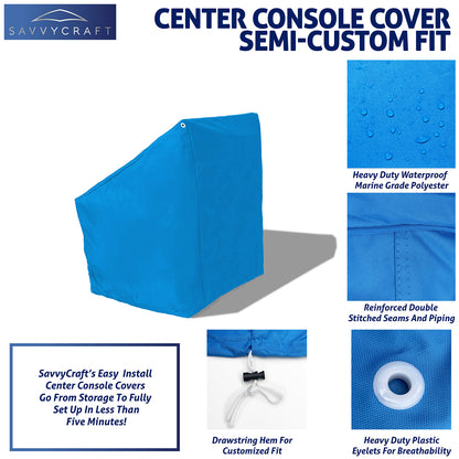 SavvyCraft Waterproof Boat Center Console Cover