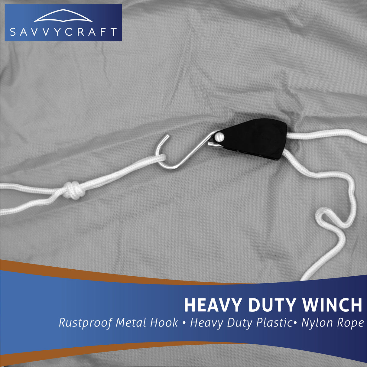 SavvyCraft® Elite ProShield V-Hull Boat Covers